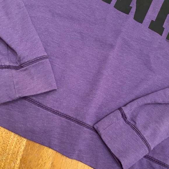 Pink purple & blk long sleeve  sweatshirt NEW sz S - Picture 8 of 13